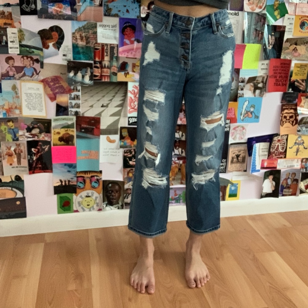 Hollister Baggy Ankle Jeans